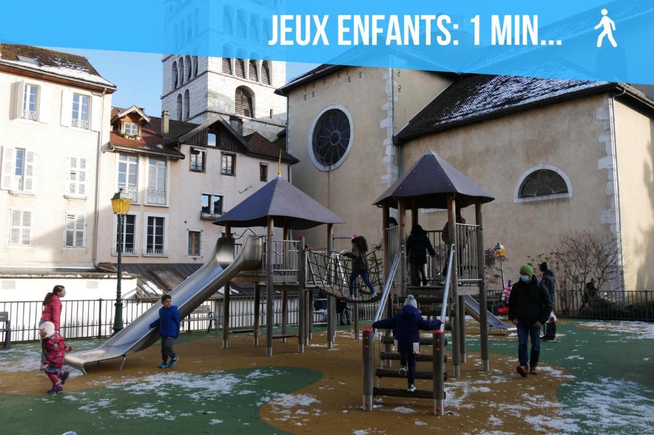 Le Carnot - Mycosyapart, Duplex Coeur De Ville Et Lac, Climatise Annecy Exterior foto