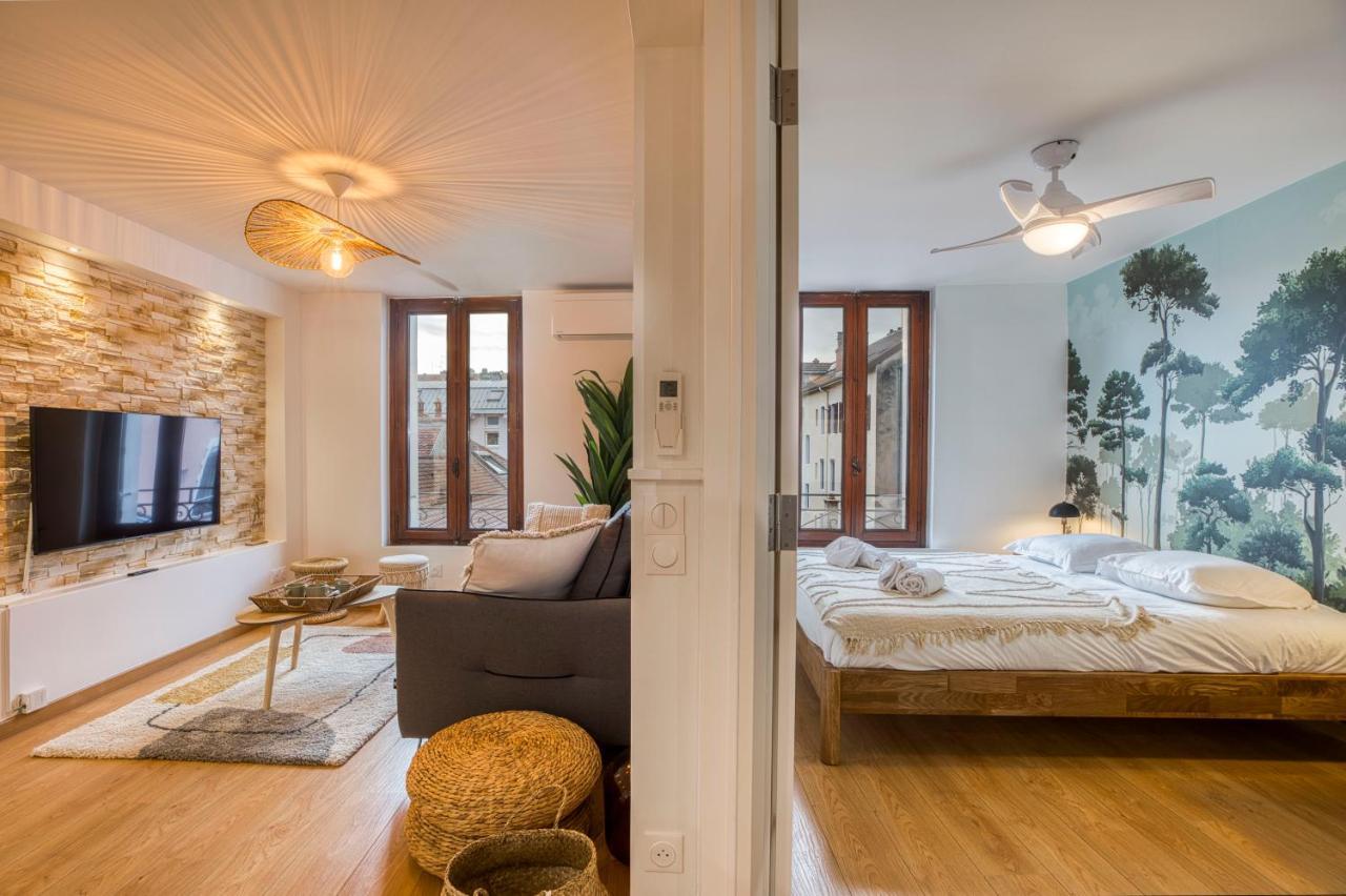 Le Carnot - Mycosyapart, Duplex Coeur De Ville Et Lac, Climatise Annecy Exterior foto