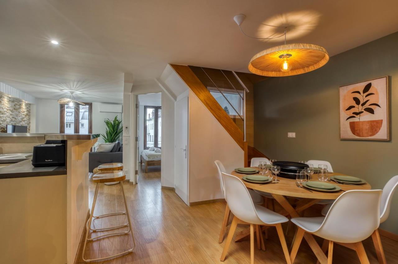Le Carnot - Mycosyapart, Duplex Coeur De Ville Et Lac, Climatise Annecy Exterior foto